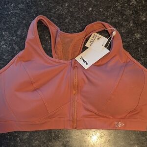 Yvette Women's Sports Bra in Coral